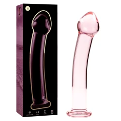 Dildo Luxos din Sticlă Borosilicată Roz