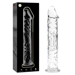 Dildo Nebula Series Model 12 - Borosilicat, Transparent, 17 cm