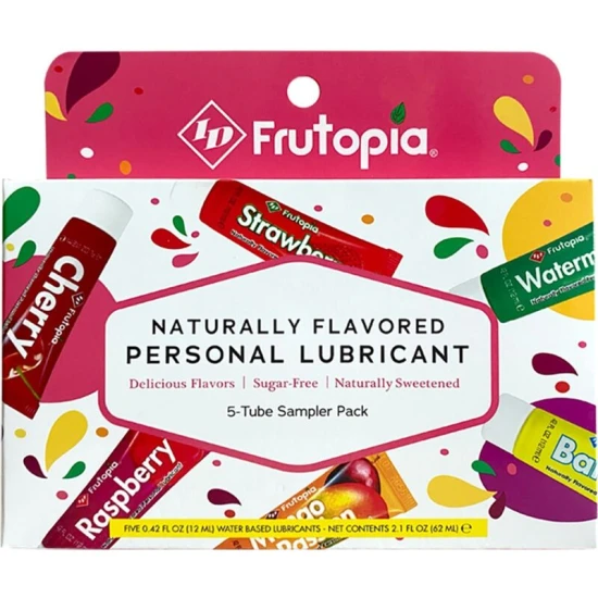 Lubrifiant fructat asortat Frutopia, 5 x 12 ml