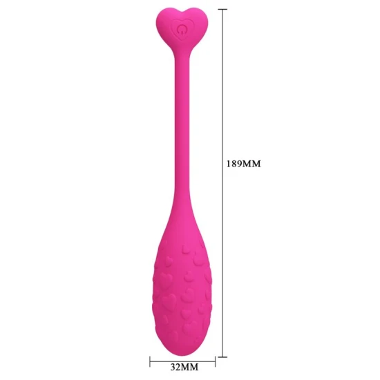 Vibrator Pretty Love - Controlat prin Aplicație, Roz, Mărime Unică