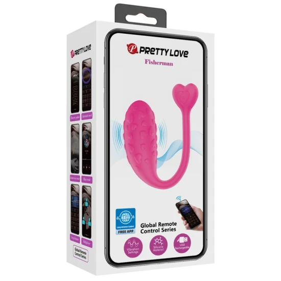 Vibrator Pretty Love - Controlat prin Aplicație, Roz, Mărime Unică