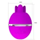 Vibrator tip bilă, Mov, rotund din silicon