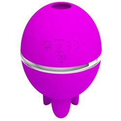Vibrator tip bilă, Mov, rotund din silicon