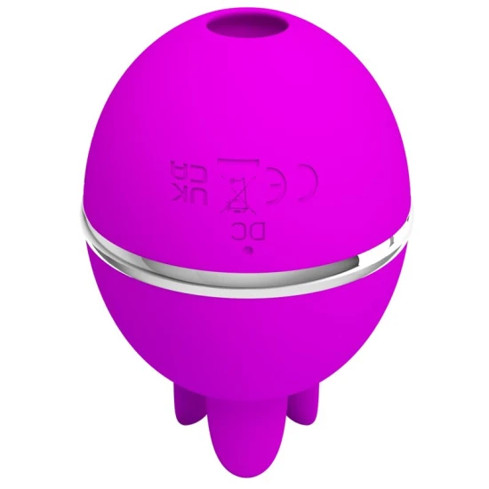 Vibrator tip bilă, Mov, rotund din silicon