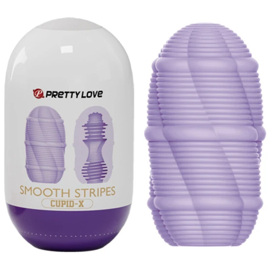 Masturbator Egg Cupid - Manșon penis, Albastru deschis, Mărime unică.