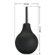 Duș anal din cauciuc, negru, 224 ml