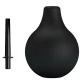 Duș anal din cauciuc, negru, 224 ml