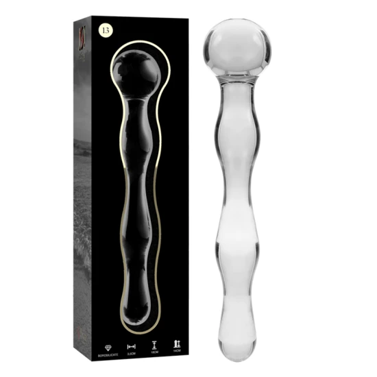 Dildo Nebula Series - Model 13, Transparent, 18 cm