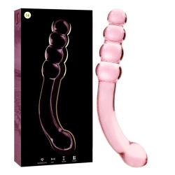 Dildo Nebula Series - Borosilicate Glass, Roz, 18.5 cm