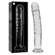 Dildo Nebula Series - Borosilicate Glass, Clear, 18.5 cm
