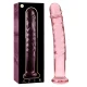 Dildo de Lux din Sticlă Borosilicată Roz 18.5 cm