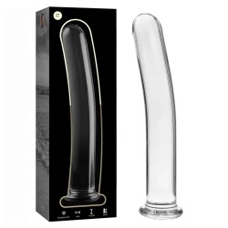 Dildo Nebula Series Model 17 - Borosilicat, Transparent, 18.5 cm