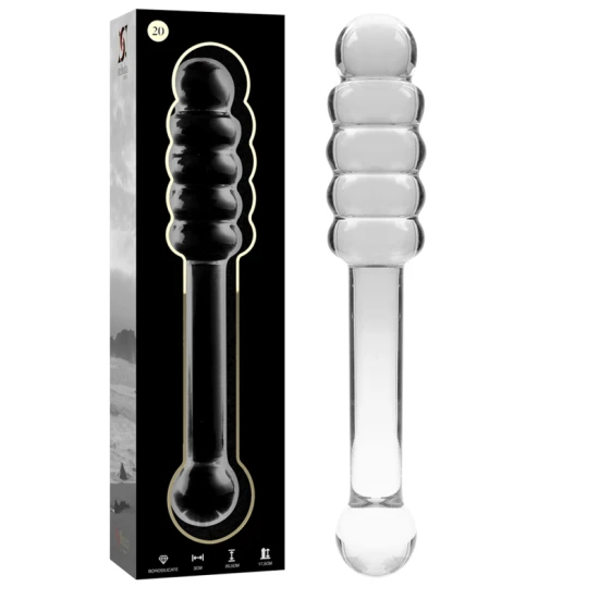 Dildo Nebula Series Model 20 - Borosilicat, Transparent, 20.5 cm