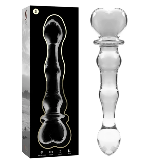 Dildo Nebula Series - Model 21, Transparent, 20.5 cm