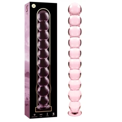Dildo de Sticlă Borosilicată Roz 21.5 cm