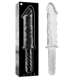Dildo Nebula Series - Model 24, Transparent, 28.5 cm