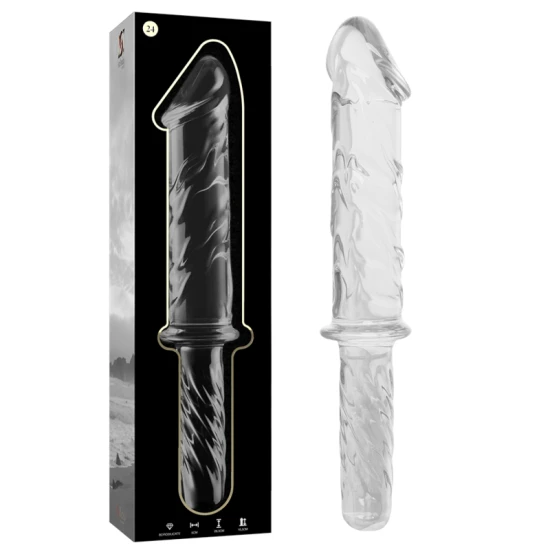 Dildo Nebula Series - Model 24, Transparent, 28.5 cm