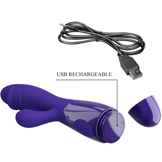 Vibrator Snappy Youth - Stimulare G-spot, Violet, Mărime Ajustabilă.