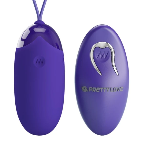 Ou vibrator cu telecomandă pentru adulți, Violet