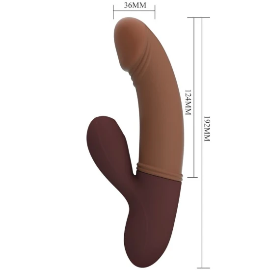 Vibrator Kane - Stimulare intensă, Violet, Mărime medie.
