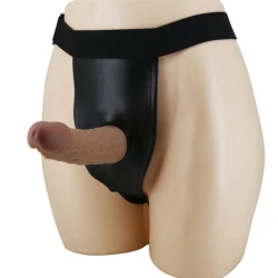 Ham strap-on cu dildo inclus - Maro, Mărime Universală.