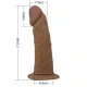 Ham strap-on cu dildo inclus - Maro, Mărime Universală.