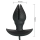 DILDO ANAL INFLATABIL & REÎNCĂRCABIL, Negru