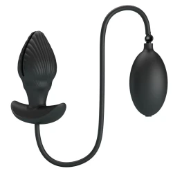 DILDO ANAL INFLATABIL & REÎNCĂRCABIL, Negru