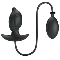 Plug Anal Gonflabil - Vibrații, Negru, Mărime Unică