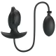 Plug Anal Gonflabil - Vibrații, Negru, Mărime Unică