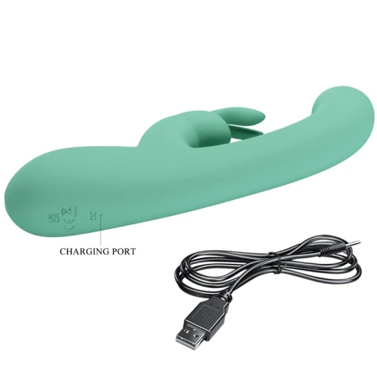 LAMAR Rabbit Vibrator & G-Spot, Verde