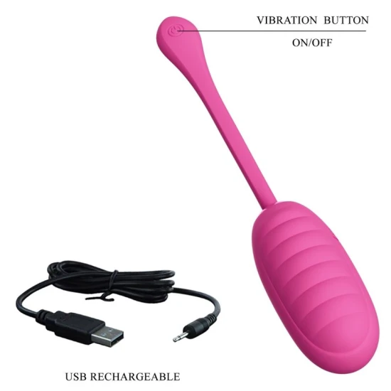 Vibrator Catalina - Roz, USB reîncărcabil, 12 moduri de vibrație.