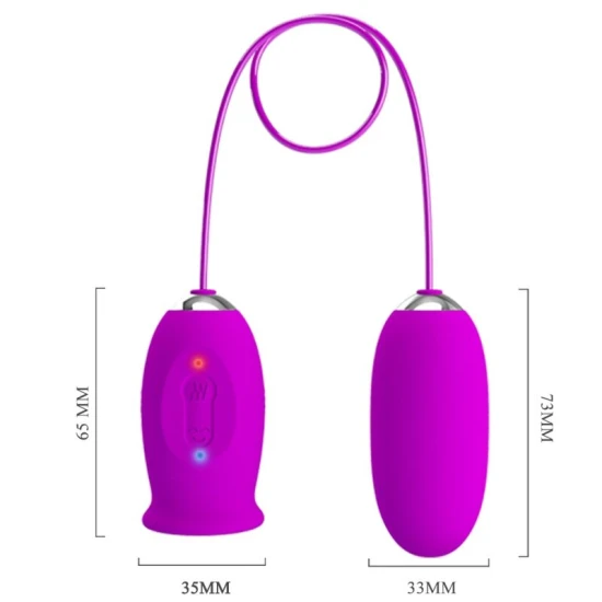 Ou vibrator tip dual, Violet