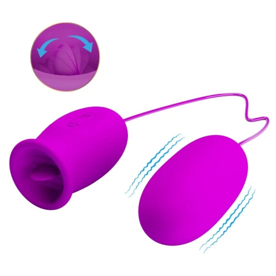 Ou vibrator tip dual, Violet