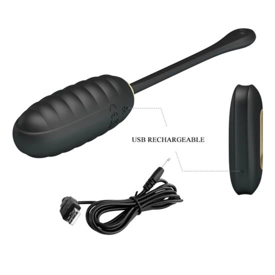 DOREEN - Oua Vibratoare Reîncărcabile, Negru, cu telecomandă