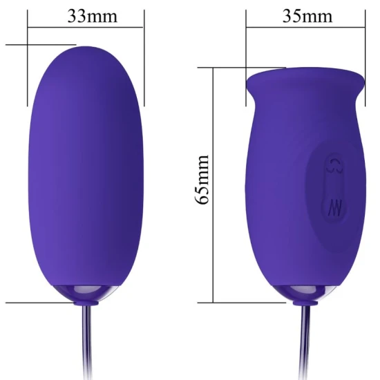 Vibrator stimulator tip ou, Violet