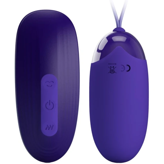 Stimulator și Ou Vibrator Portabil - Reîncărcabil, Mov, Mărime Unică