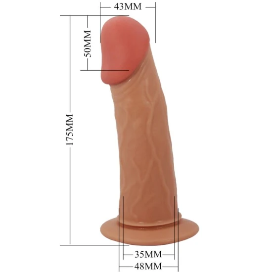 Harness cu dildo gol din TPR, negru, ajustabil