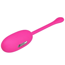 Oua vibratoare reincarcabile, Magenta - cu telecomanda