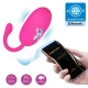 Oua vibratoare reincarcabile, Magenta - cu telecomanda