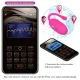 Oua vibratoare reincarcabile, Magenta - cu telecomanda