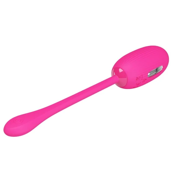Oua vibratoare reincarcabile, Magenta - cu telecomanda