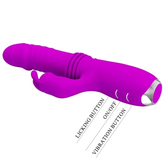 VIBRATOR IEPURE REÎNCĂRCABIL, Violet