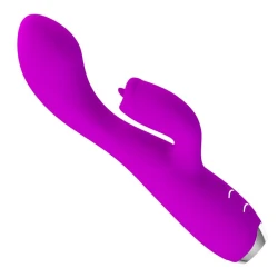 Vibrator iepuraș reîncărcabil, impermeabil, Violet