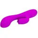 Vibrator iepuraș reîncărcabil, impermeabil, Violet