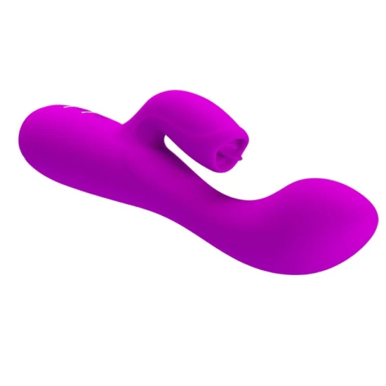 Vibrator iepuraș reîncărcabil, impermeabil, Violet
