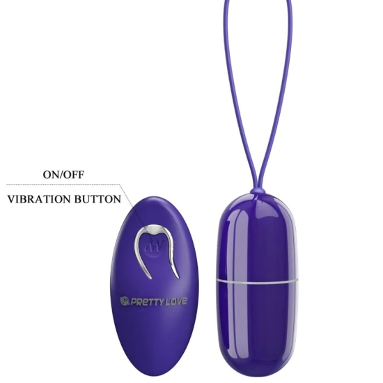 Ou vibrator cu telecomandă, Violet