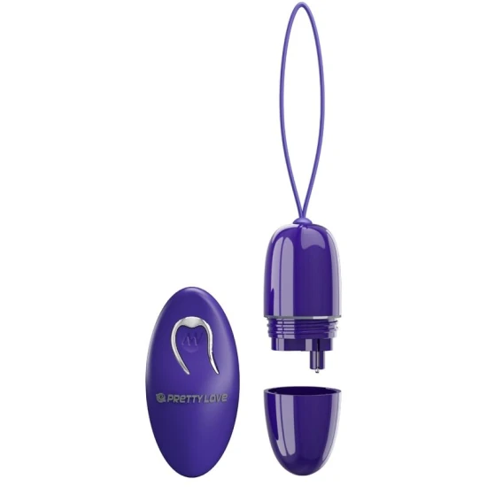 Ou vibratoare mini cu telecomandă, violet, ABS