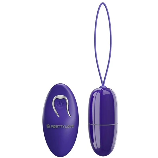Ou vibratoare mini cu telecomandă, violet, ABS