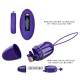 Ou vibratoare mini cu telecomandă, violet, ABS